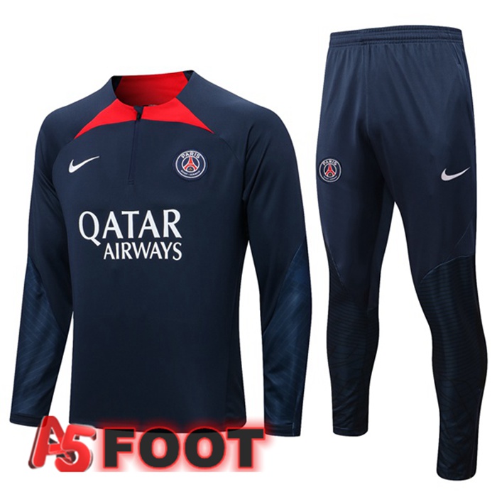 Survetement De Foot Paris PSG Bleu Royal 2022/2023