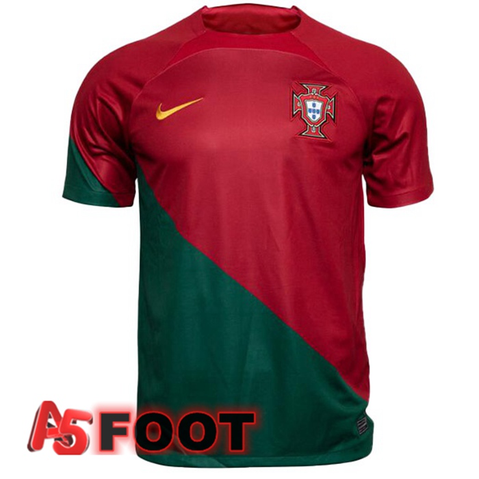 Maillot Equipe De Portugal Femme Domicile Rouge Vert 2022/2023