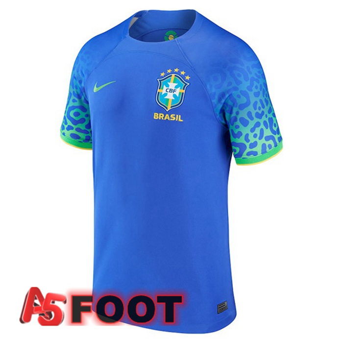 Maillot Equipe De Bresil Femme Exterieur Bleu 2022/2023