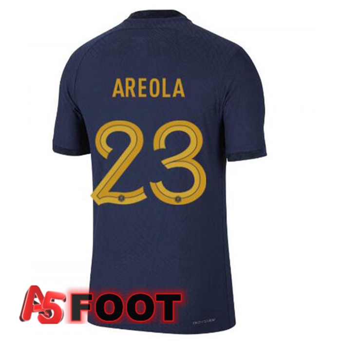 Maillot Equipe De France (AREOLA 23) Domicile Bleu Royal 2022/2023
