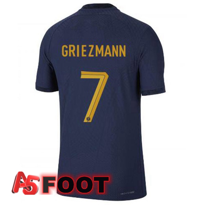 Maillot Equipe De France (GRIEZMANN 7) Domicile Bleu Royal 2022/2023