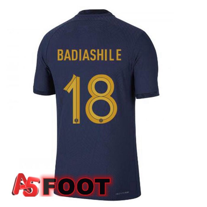Maillot Equipe De France (BADIASHILE 18) Domicile Bleu Royal 2022/2023
