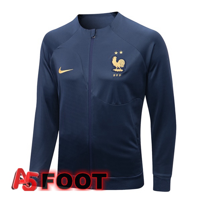 Veste Foot France Bleu Royal 2022/2023