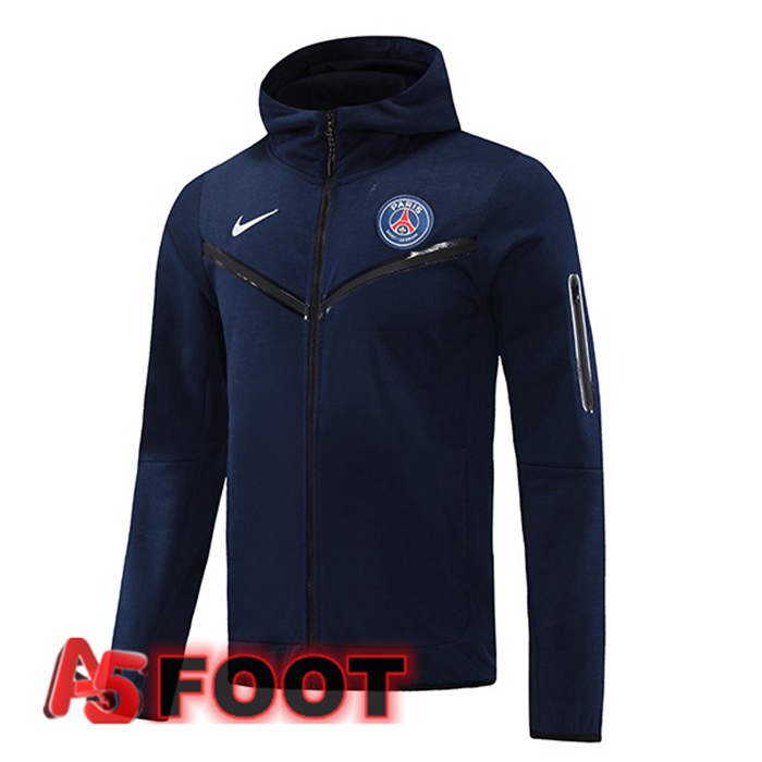 Veste A Capuche Paris PSG Bleu Royal 2022/2023