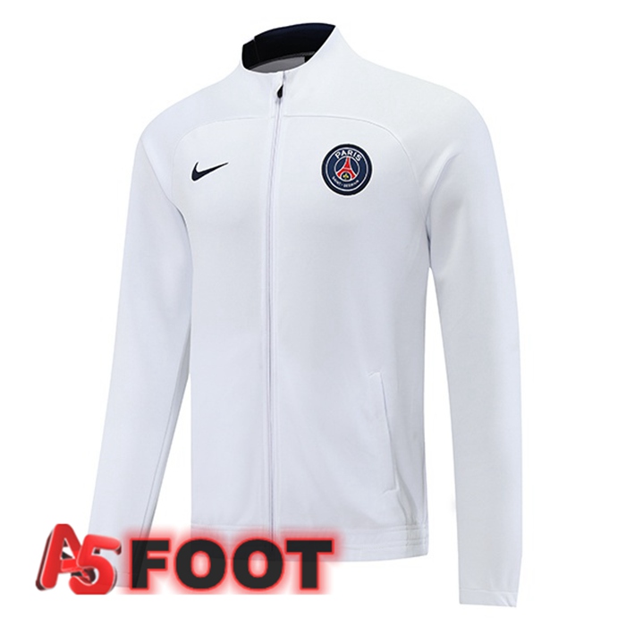 Veste Foot Paris PSG Blanc 2022/2023