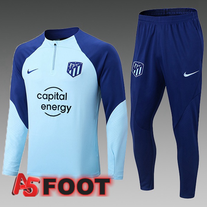 Survetement De Foot Atletico Madrid Enfant Bleu 2022/2023