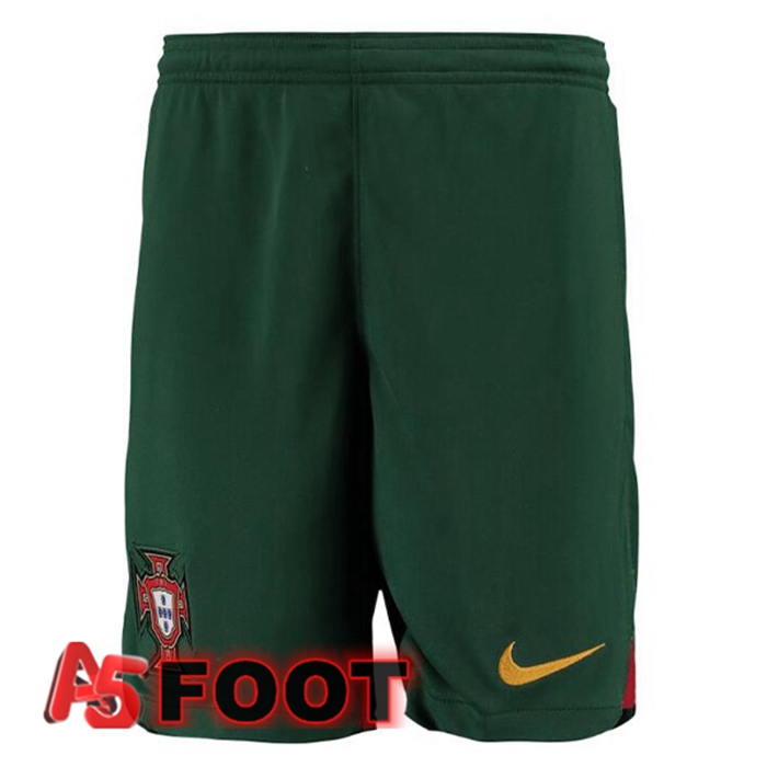 Short De Foot Portugal Domicile Vert 2022/2023