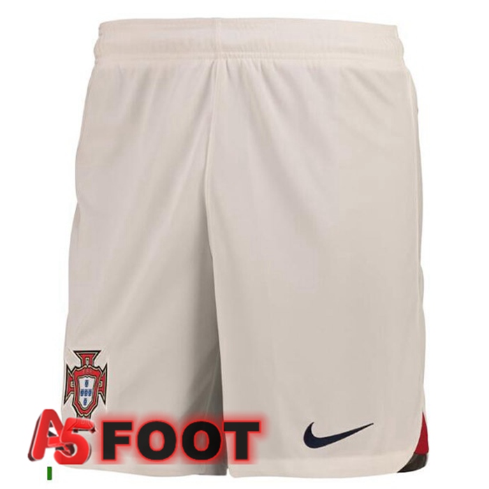 Short De Foot Portugal Exterieur Blanc 2022/2023