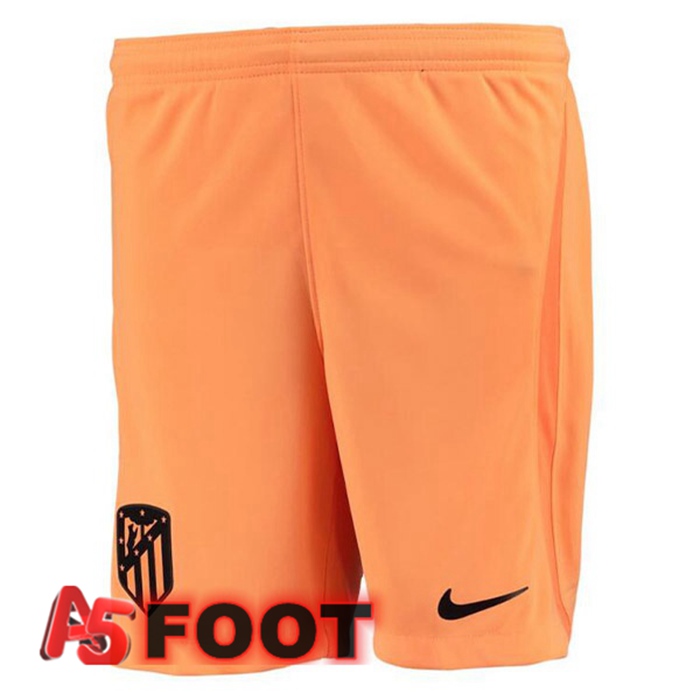 Short De Foot Atletico Madrid Third Orange 2022/2023