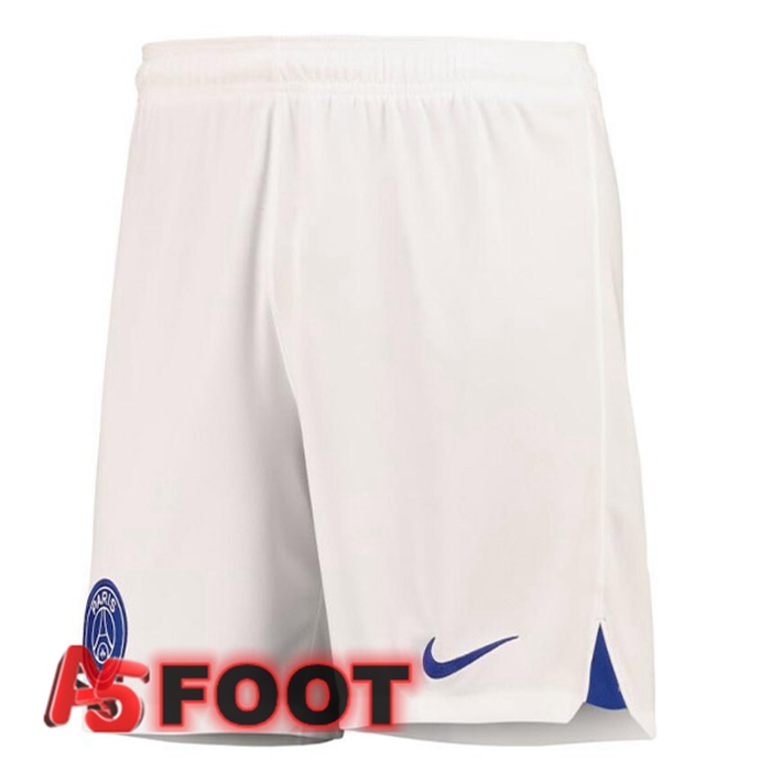 Short De Foot Paris PSG Third Blanc 2022/2023