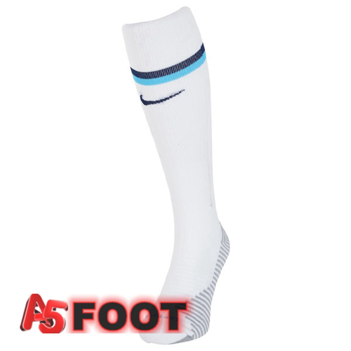 Chaussettes De Foot Angleterre Domicile Blanc 2022/2023