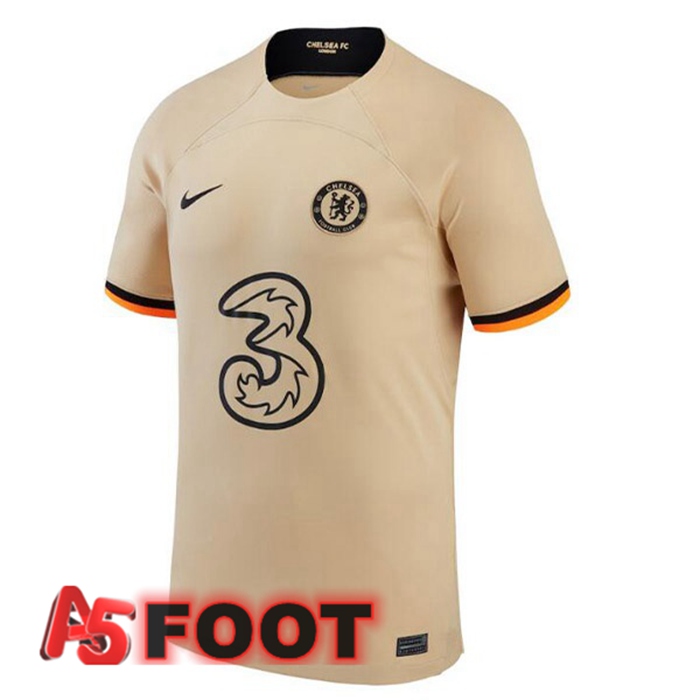 Maillot Foot FC Chelsea Third Marron 2022/2023
