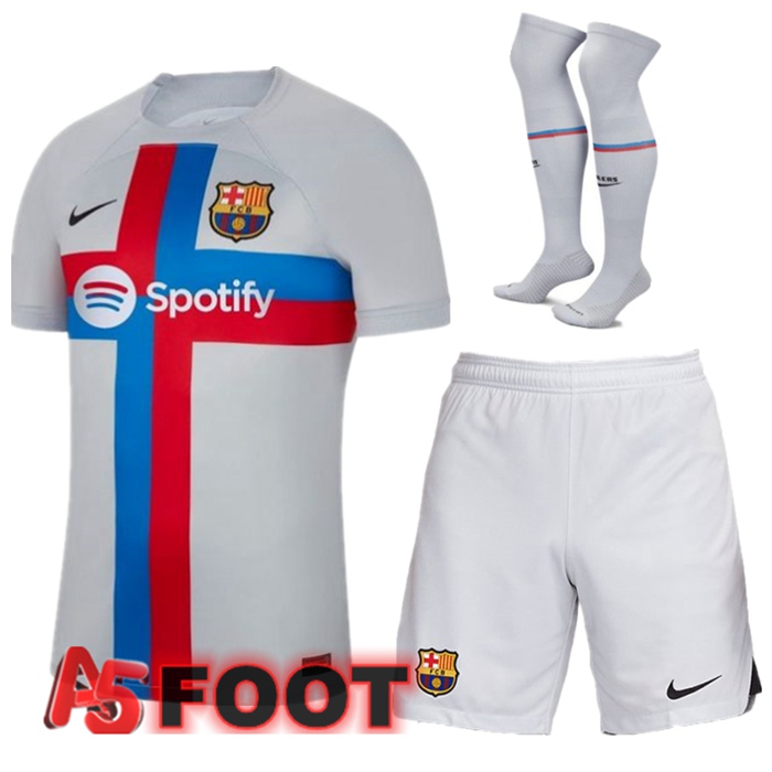 Ensemble Maillot Foot FC Barcelone Third (Short + Chaussettes) 2022/2023