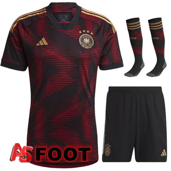 Ensemble Maillot Allemagne Exterieur (Short + Chaussettes) Coupe Du Monde 2022