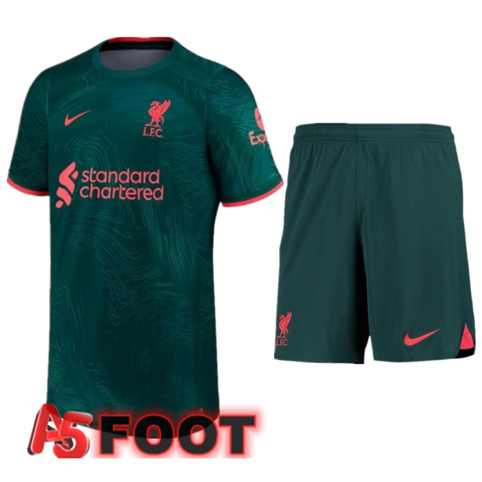 Ensemble Maillot Foot FC Liverpool Third + Short 2022/2023