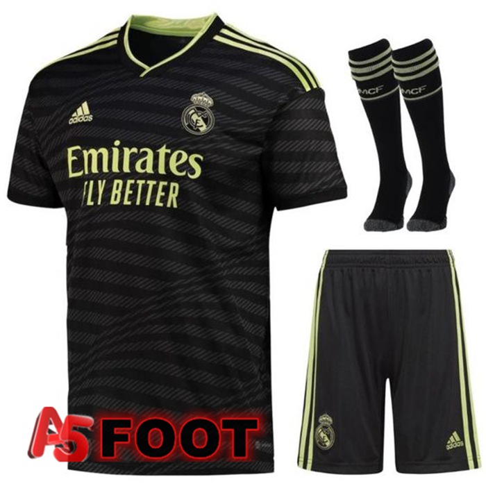 Ensemble Maillot Foot Real Madrid Third (Short + Chaussettes) 2022/2023