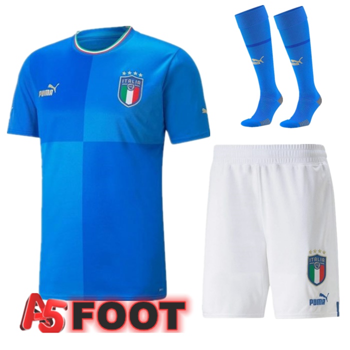Ensemble Maillot Italie Domicile (Short + Chaussettes) Coupe Du Monde 2022