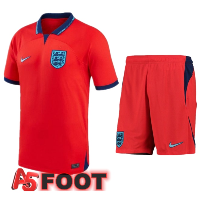 Ensemble Maillot Equipe De Angleterre Exterieur + Short Coupe Du Monde 2022
