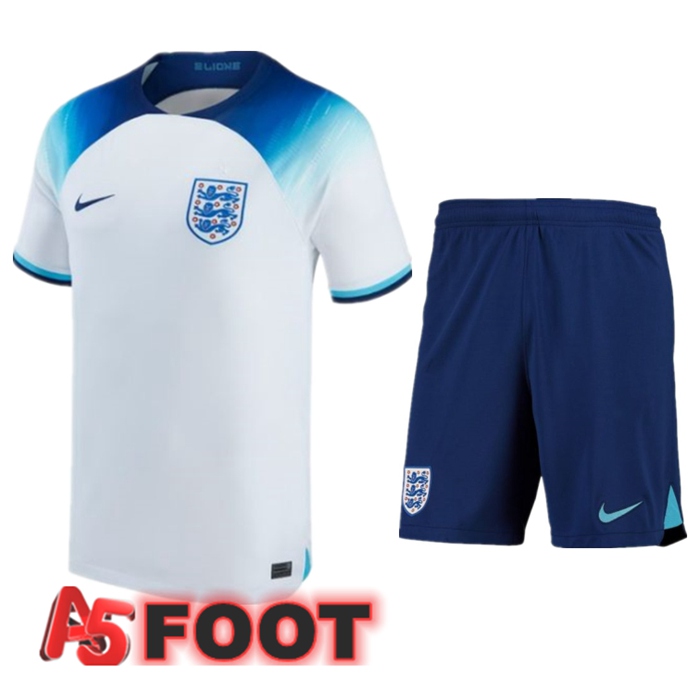 Ensemble Maillot Equipe De Angleterre Domicile + Short Coupe Du Monde 2022