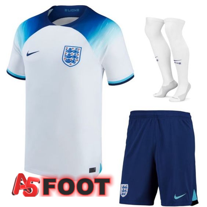 Ensemble Maillot Equipe De Angleterre Domicile (Short + Chaussettes) 2022/2023
