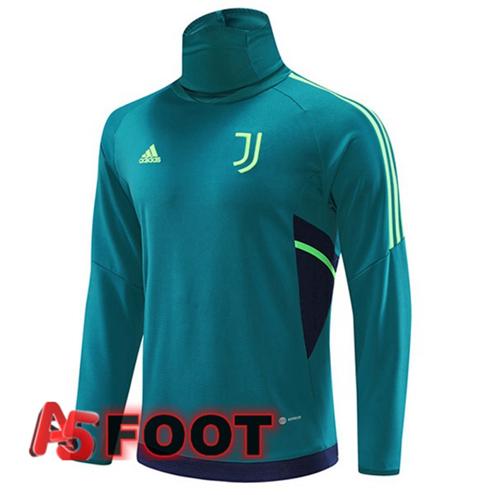 Training Sweatshirt Juventus Col haut Vert 2022/2023