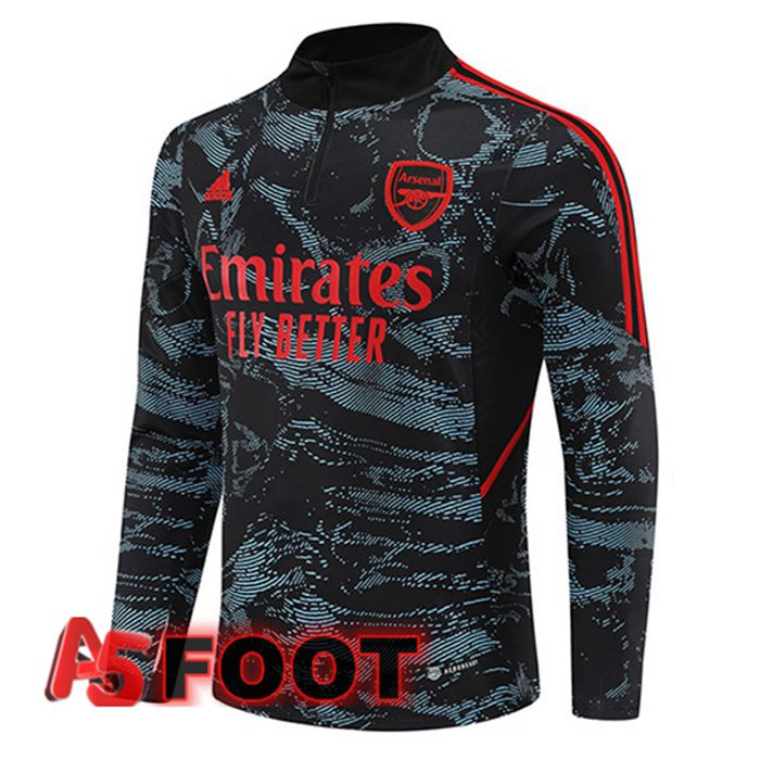 Training Sweatshirt Arsenal Bleu Rouge 2022/2023