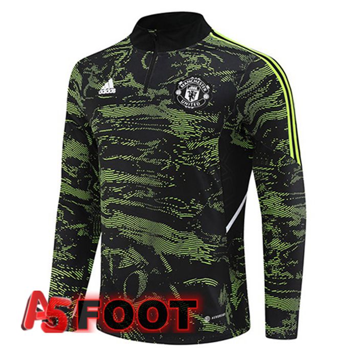 Training Sweatshirt Manchester United Vert 2022/2023