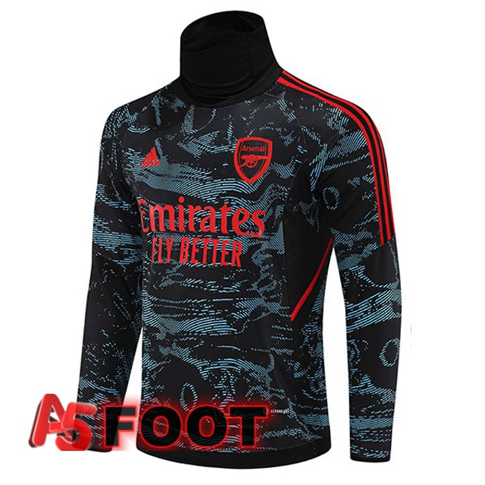 Training Sweatshirt Arsenal Col haut Bleu Rouge 2022/2023