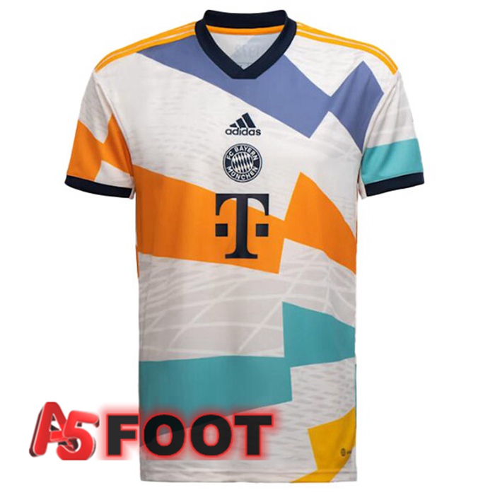 Maillot De Foot Bayern Munich 50eme anniversaire Blanc 2022/2023