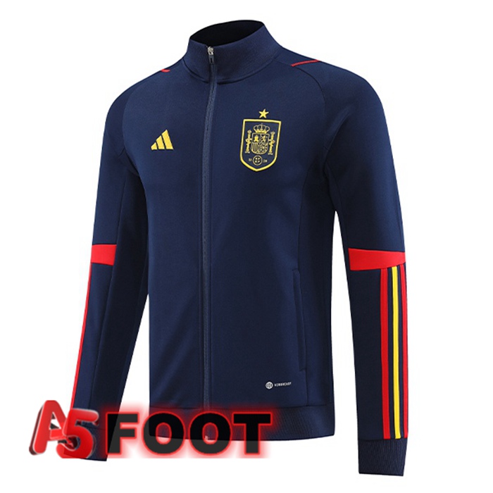 Veste Foot Espagne Bleu Royal 2022/2023