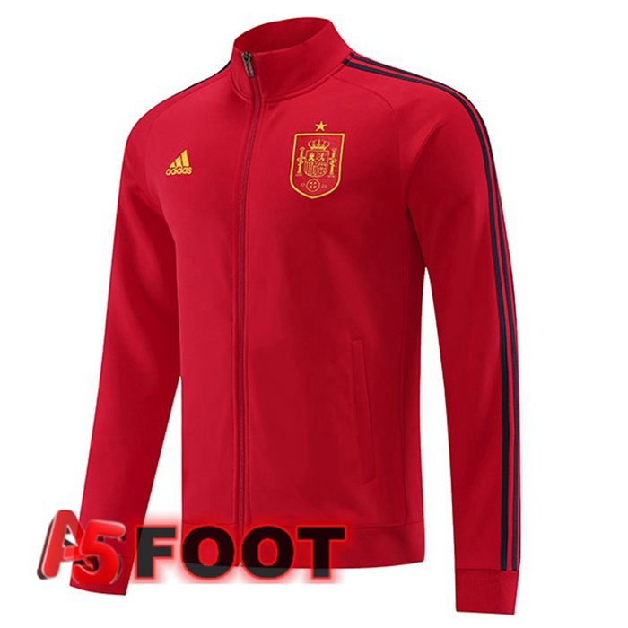 Veste Foot Espagne Rouge 2022/2023