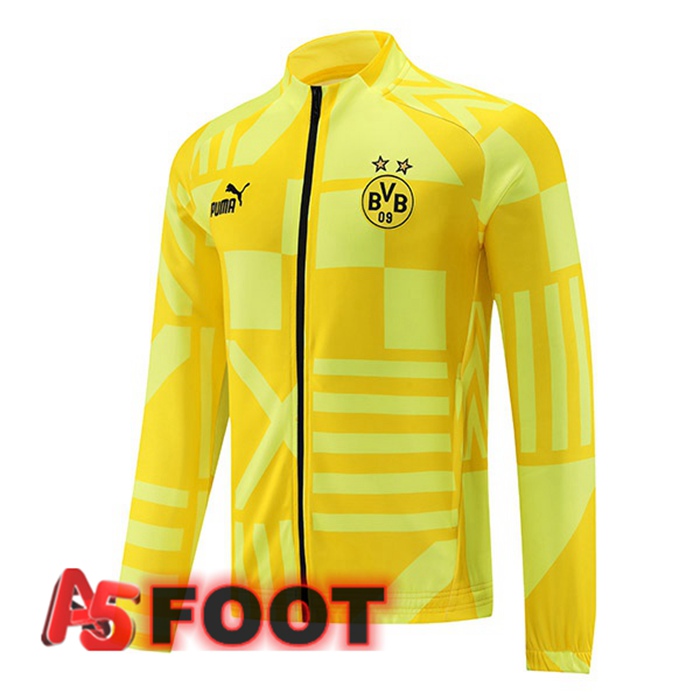 Veste Foot Dortmund BVB Jaune 2022/2023