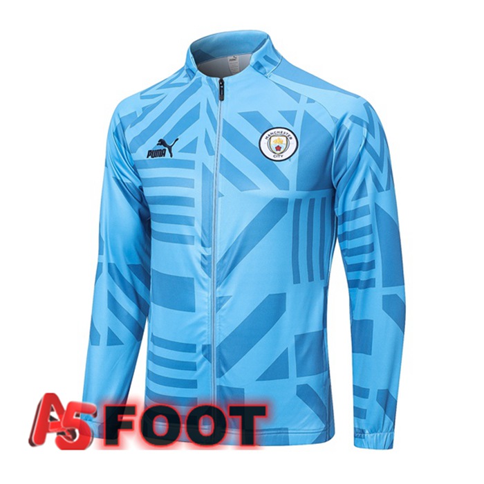 Veste Foot Manchester City Bleu 2022/2023