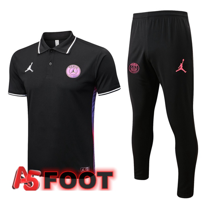 Polo Foot Paris PSG + Pantalon Noir 2022/2023