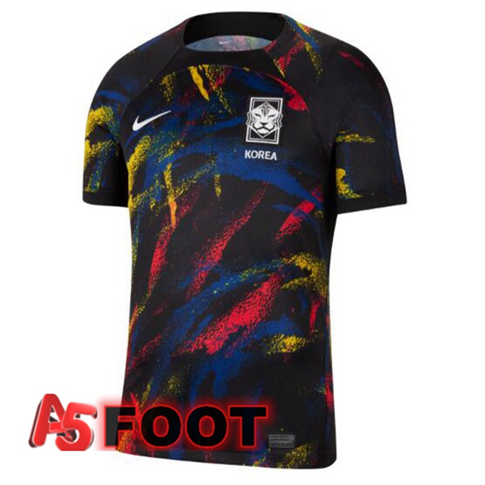 Maillot Foot Equipe De Coree Exterieur Noir 2022/2023