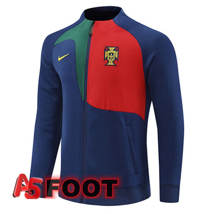 Veste Foot Portugal Bleu Royal 2022/2023