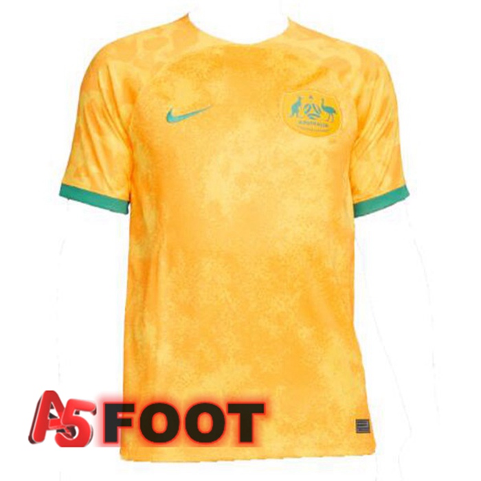 Maillot Foot Equipe De Australie Domicile Jaune Coupe du monde 2022