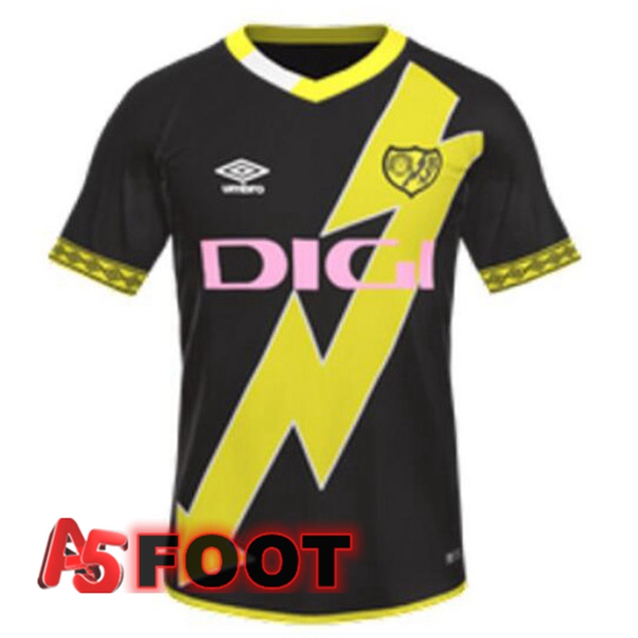 Maillot De Foot Rayo Vallecano Third Noir 2022/2023