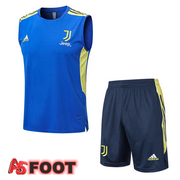 Gilet De Foot Juventus + Shorts Bleu 2022/2023