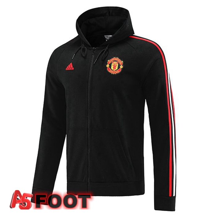 Veste A Capuche Manchester United Noir 2022/2023