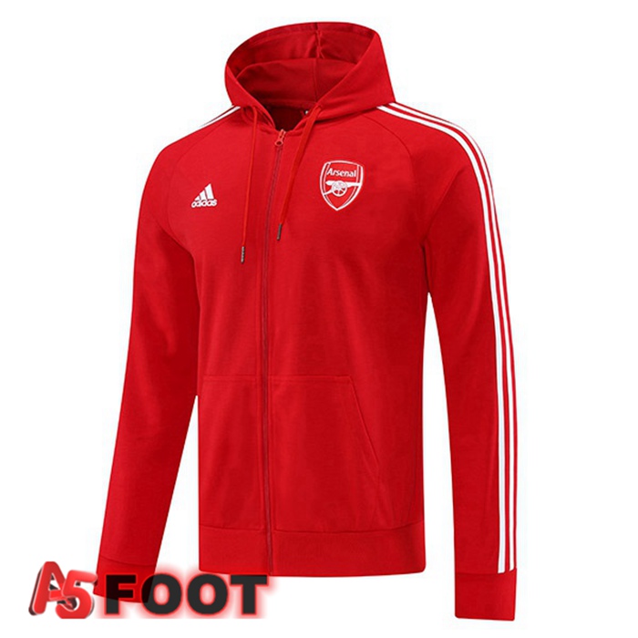 Veste A Capuche Arsenal Rouge 2022/2023