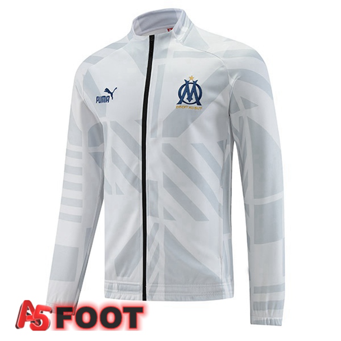 Veste De Foot Marseille OM Blanc 2022/2023