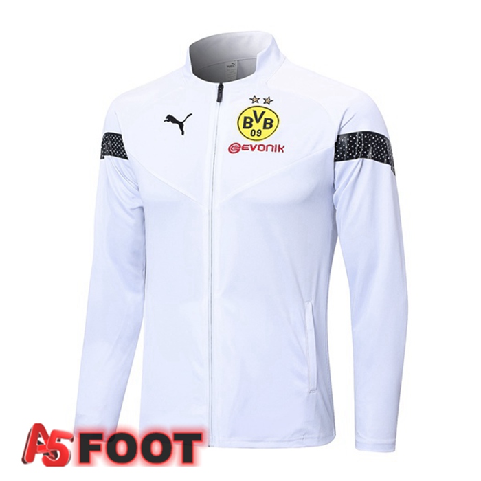 Veste De Foot Dortmund BVB Blanc 2022/2023