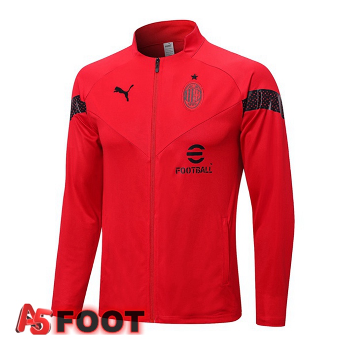 Veste De Foot AC Milan Rouge 2022/2023