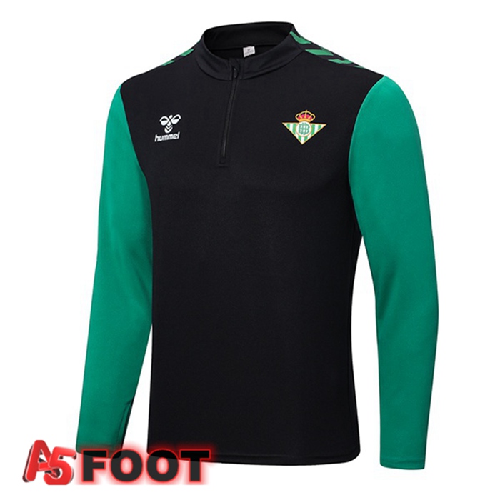 Training Sweatshirt Real Betis Noir Vert 2022/2023