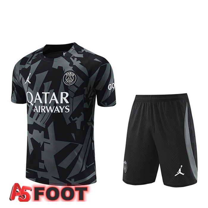 Training T-Shirts Paris PSG + Shorts Noir 2022/2023