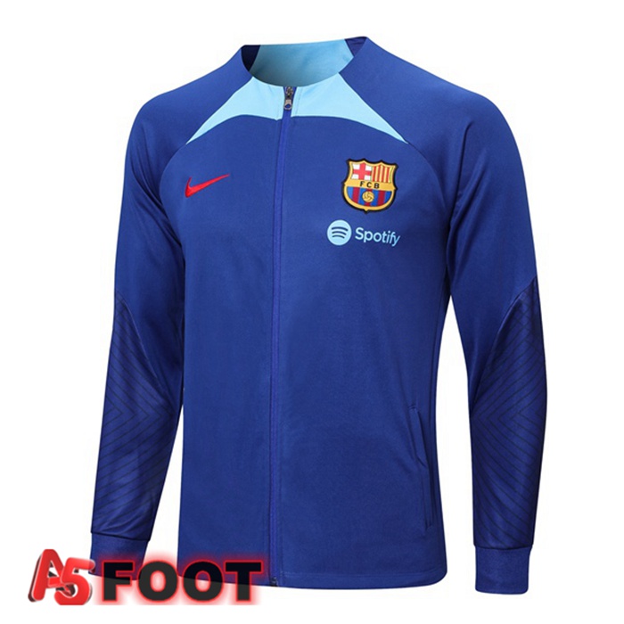 Veste De Foot FC Barcelone Bleu 2022/2023