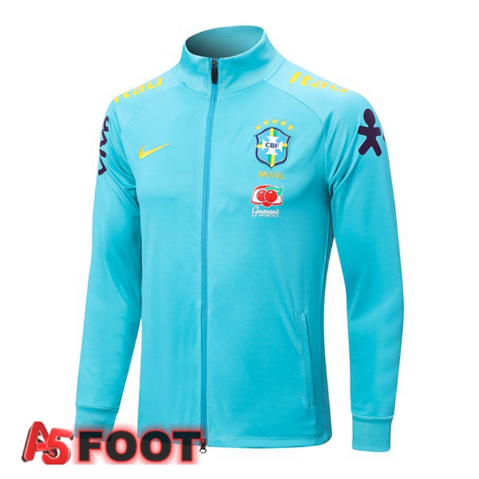 Veste De Foot Bresil Bleu 2022/2023