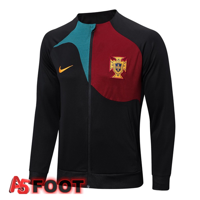 Veste De Foot Portugal Noir 2022/2023