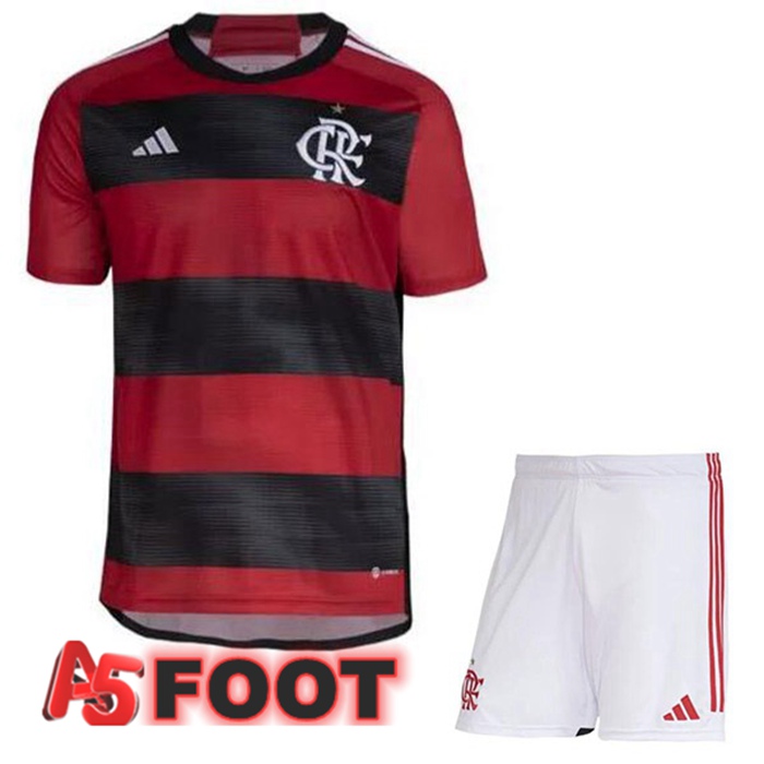 Maillot De Foot Flamengo Enfant Domicile Rouge 2023/2024